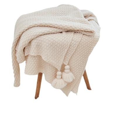 China Anti-pilling high quality Super Cozy Throw Chunky Knit Blanket OEM manufacturer for sale