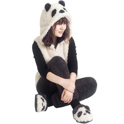 China Women Thermal Wholesale Warm Winter Pajamas Cute Sleeping Pajamas Sets Female Animal Flannel Sleepwear for sale