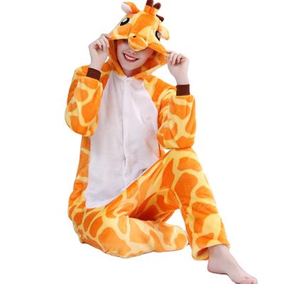 China Women Thermal Wholesale Warm Winter Pajamas Cute Sleeping Pajamas Sets Female Animal Flannel Sleepwear for sale