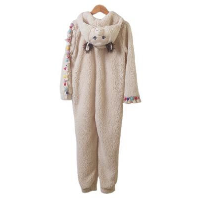 China Women Thermal Luxury Onesie Pajamas Flannel Animal Onesie Pajamas for sale