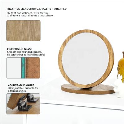 China Eco-friendly Adjustable Makeup Mirror Desktop Dressing Table Mirror for sale