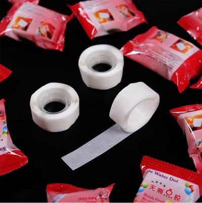 China Toy Wedding Birthday Party Decoration Balloon Attachment Glue Dot DIY Balloon Glue Promotional Dot for sale