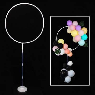 China Gift Toy Wedding Party Supplies Balloon Stand Arch View Column Base Stand Show Kit Garland Holder Round Stand for sale