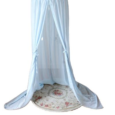 China LLIN Wholesale Crown Shape Round Hanging Dome Folding Baby Mosquito Net for sale