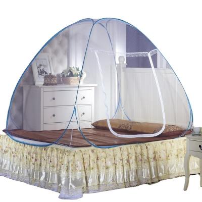 China Home Fashionable Style Dorm LLIN Steel Wire Tibet Bed Mosquito Net Folded for sale