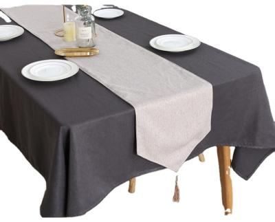 China Table Runners With Tassels Modern Cotton Table Runners Wholesale Modern Cotton Burlap Table Runners for sale