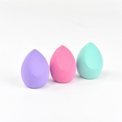 China Washable Latex Free Makeup Blender Water Drop With Sponge Side Sliced ​​Soft Vegan Makeup Sponge Cosmetics for sale