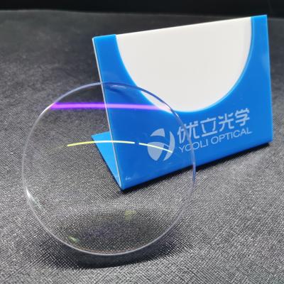 China Anti Blue Ray Blue Light Blocking 1.56 UV420 Anti Blue Light Lens Super Hydrophobic SHMC Blue AR Coating Blue Cut Lenses for sale