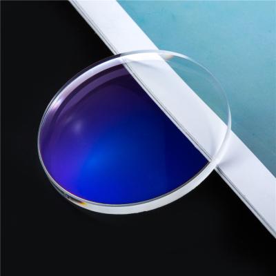 中国 Wholesale Price 1.59 Polycarbonate HMC BLUE COAT Lens SSingle Vision Optical Lens Lab Polycarbonate Lenses 販売のため