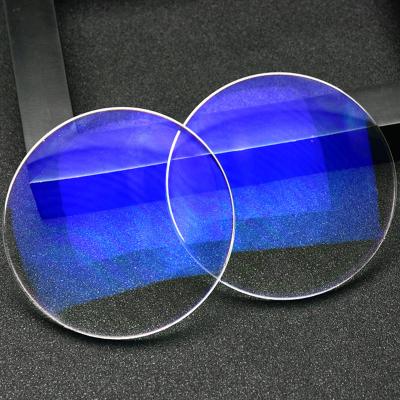 China 1.67 UV420 optical super hydrophobic anti blue lightn blue block lenses for sale