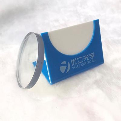 China ophthalmic plastic lens UV400 1.56 spheric semi finish blank optical lens en venta