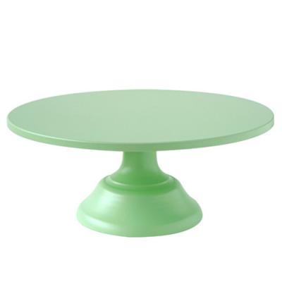 China Green Rotating Metal Wedding Cake Display 12