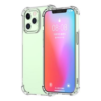 China Wholesale Clear Soft TPU Shockproof Transparent Crystal Case For iPhone 13 Reinforced Corners Anti-scratch Shockproof Covers for sale