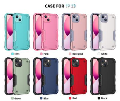 China Shockproof Defender Cases Multi Layer Hybrid Cell Phone Shockproof Case Armor Rugged Military Back Cover Heavy Duty For iPhone 12 13 pro for sale