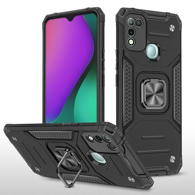 China Shockproof For Infinix Hot 10 Play Drinking Kickstand Shockproof And Anti-fall Rugged Armor Case For Infinix Hot 9 Play Mobile Phone Cover for sale