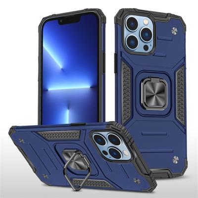 China Anti-drop Shockproof Mobile Phone Case Armor Case Cover Shockproof with Magnetic Kickstand for iPhone for sale