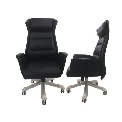 China Executive Leather Office Chair Luxury Furniture Leisure Office Chair Work Well Black for sale