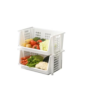 China Manufacturer Widely Used Kitchen Sustainable Professional Storage Basket Vegetables Fruits Storage Container for sale