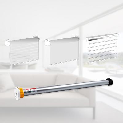 Cina Smart Minimalist Curtain Blinds TQA25-25 Normal Motor With Wire With YR21188B-6 Channels Remote in vendita