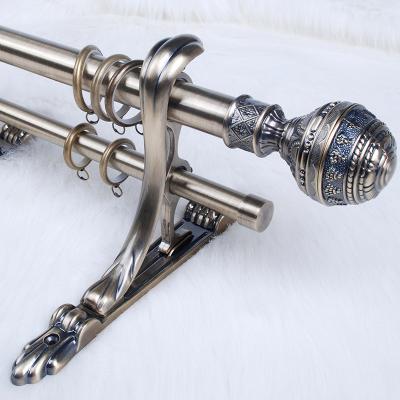 China Cheap Country Curtain Rod Drapery, Decorative Brass Curtain Rod for sale