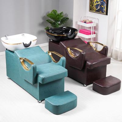 China Modern Modern Shampoo Bed For Hair Salon Hair Salon Flow Bed Hair Salon Shampoo Treatment Chair for sale