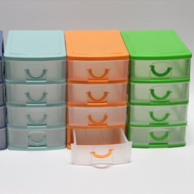 China Viable Drawer Desktop Plastic Storage Box for sale