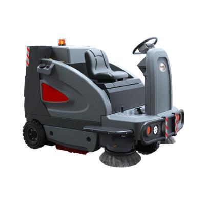 China GM1500 Parking Lot Road And Turn On Road Sweeper Automatic Industrial Floor Electric Sweeper for sale