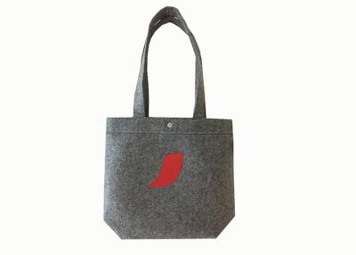 China Felt 100 Polyester Tote Bags Donkergrijze Felt Tote Bag ISO9001 Te koop