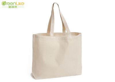 China 8 Oz Bolsas de compras ecológicas personalizadas en blanco 100% de algodón en venta