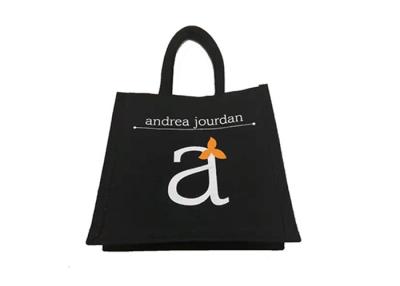 Κίνα Μαύρο ανακυκλώσιμο Eco Fabric Custom Tote Bag 26*26cm Μικρό μέγεθος προς πώληση