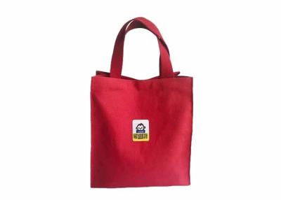 Chine Logo personnalisé petit sac de déjeuner en toile rouge pour le camping et le shopping à vendre