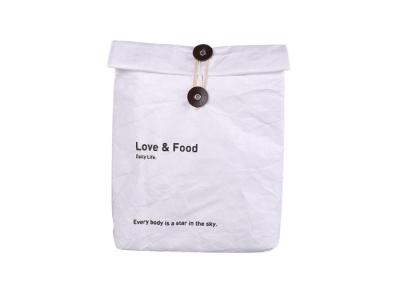 China Personalized White Tyvek Insulated Cooler Lunch Bag Keeps Food Cold And Warm zu verkaufen