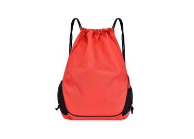 China Personalized Lightweight Polyester Drawstring Backpack With Adjustable Straps for sale