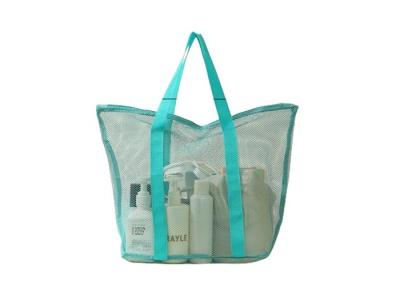 Κίνα 100% Recycled Polyester Mesh Beach Tote Bag For Beach Lovers προς πώληση