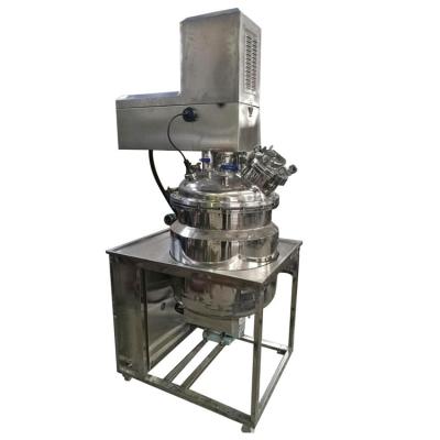 China 100l Laboratory Liquid Silver Gray Homogenizer Soap Homogenizing Mixing Emulsifying Machine for sale