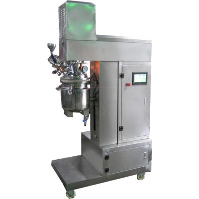 China Pot lifting made in China top quality mixing emulsifying and stirring vacuum emulsifier machine for sale