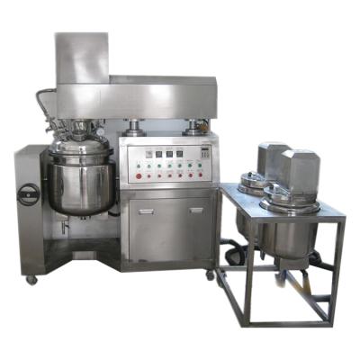 China Food Processing Ointment Emulsifier Hydraulic Lifting Emulsifying Mixing Machine For Cream for sale