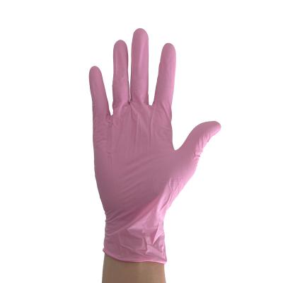 China House Kitchen Cleaning Hot High Quality Free Pink Black Color Glov ES Color Purple Nitrile Powder Factory Sale Supplier for sale