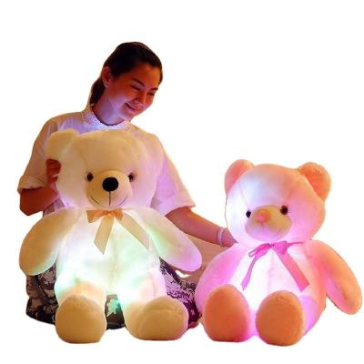 China Plush OEM ODM Customized LED Light Toy Bear Plush Toy With Healthy Valentine's Day Gift for sale