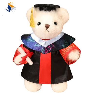 China Wholesale Custom Bachelor's Degree Doctorate Graduation Doll Funny Doll Stuffed Uniform Graduate Soft Toy Bear Teddy Bear Children Gift for sale