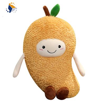 China Wholesale Custom Hot Sale Kids Gift Soothing Cute Fried Egg Plush Toy Fruit Pillow Manufacturer For Kids Baby Gift for sale