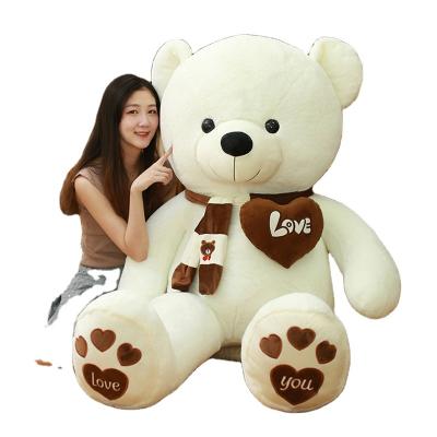 China Custom CE OEM ODM Plush Stuffed Valentine's Day Soft Plush Bear Skin Plush Soft Stuffed Toy Animal Toys 1m Teddy Bear Super Size Animal Toys for sale