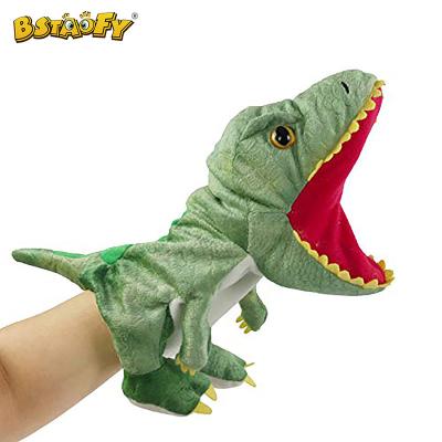 China T-rex Plush Dinosaur Hand Puppet Stuffed Toy Open Movable Mouth for Role Play Creative Gift for Kids Toddlers Plush Toy for sale