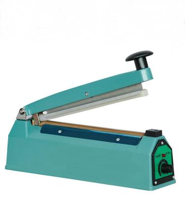 China Model PFS-200 Food Impulse Hand Sealer for Cutting Plastic Film and Kraft Paper with Heat Band Around Heating Wire for sale