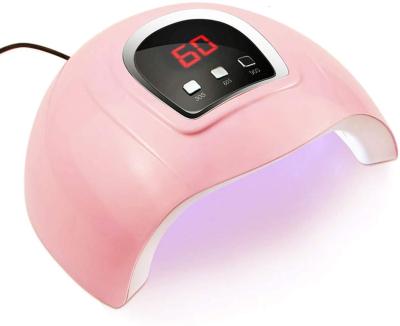 China Plastic Auto Sensor Nail Dryer UV Nail Lamp Led Lightweight Usb Rechargeable Nails Lamp for sale