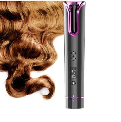 China Ceramic Portable Automobile Magic Cordless Hair Curler Cordless Custom Hesitate Irons Automated Hair Curler for sale