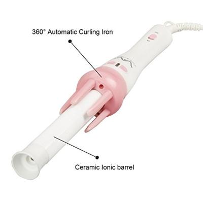 China Hair Curler/Hair Styling Vogue Upgraded Pink Lady Stick 50W Automatic Hair Curler Curling Iron Hair Roller Curling Set for sale