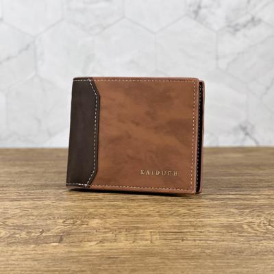 China VINTAGE 2022 Fashion Hot Selling Money Wallet Retro Men's Slim Pocket Wallet Card Holder Multi Casual Stylish Short Cheap Coin Purse for sale