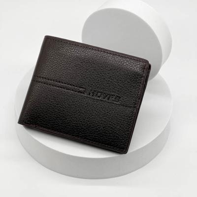 China 2022 Hot Selling Minimalist Shorts Business Casual Men's Retro Wallet Credit Card Wallet Multi Bifold Men's PU Casual Wallet Money Slide for sale