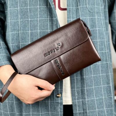 China 2022 HOT SELLING Fashion Large Capacity Business Casual Male Laptop Bags High Quality PU Leather Clutch Bag For Men Handbag For Phone for sale